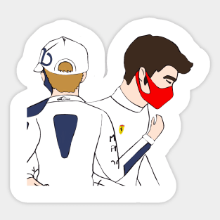 Charles Leclerc & Pierre Gasly Sticker